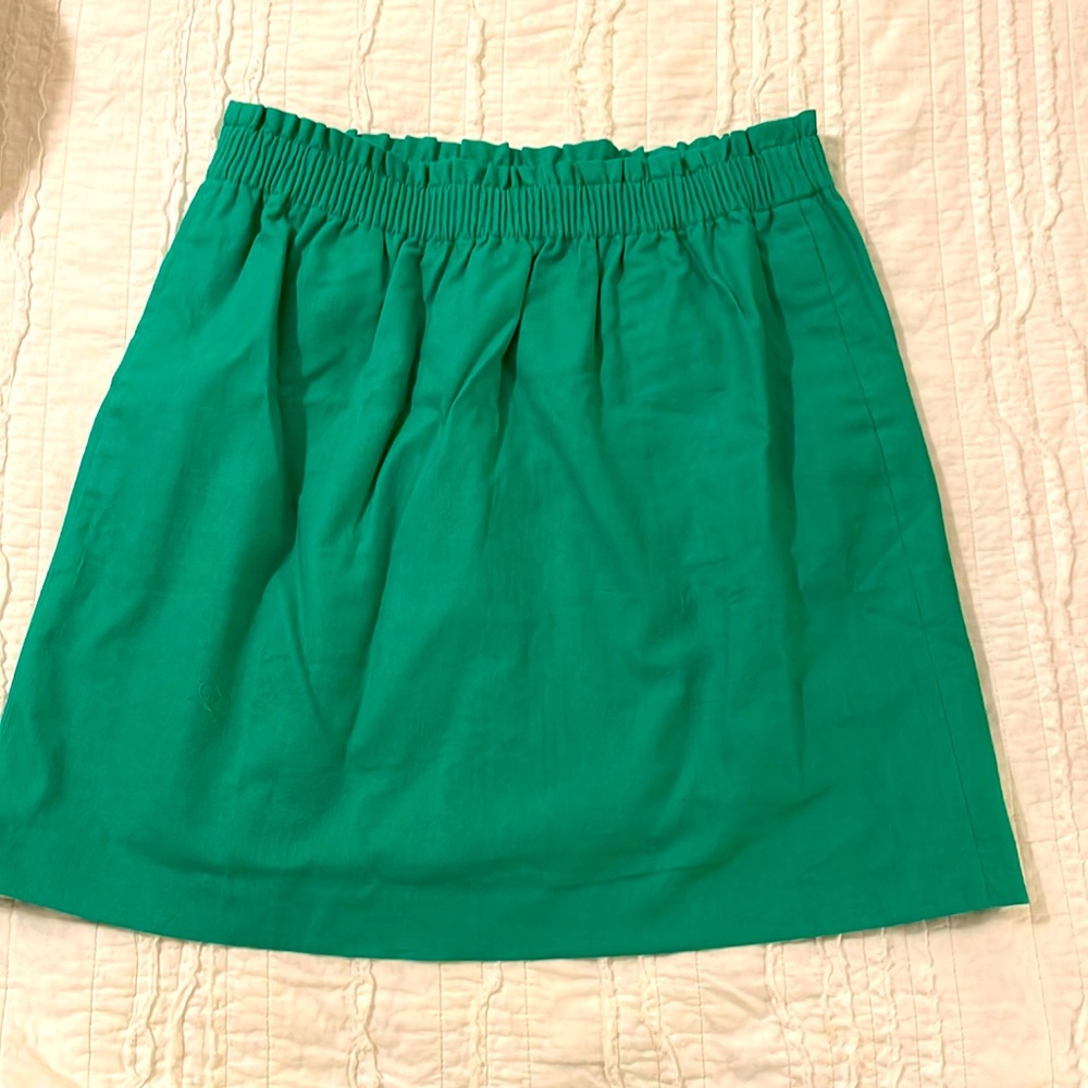 J crew Factory green pencil skirt Women’s size 12 NWT